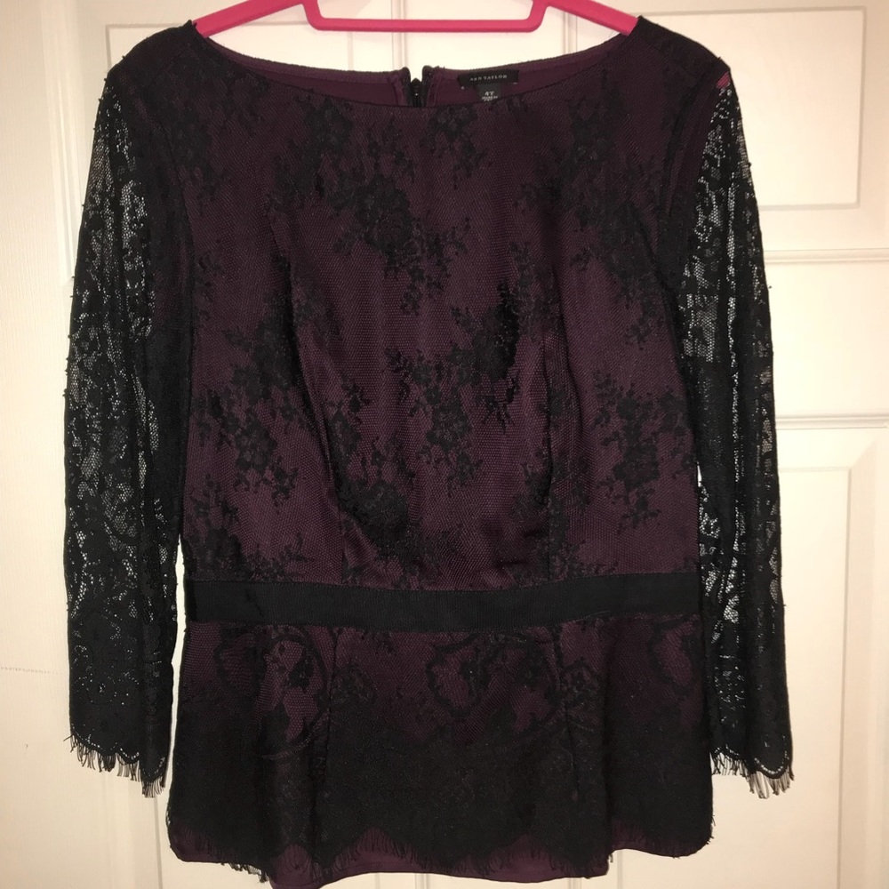 Dressed up lace top